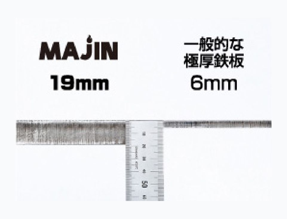 MAJINの厚み19mm